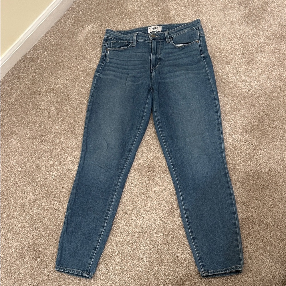 PAIGE Classic Blue Skinny Jeans